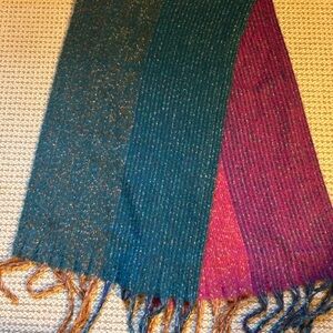 Elegant Blue and Purple Women's Scarf
